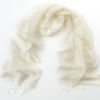 Cream Silk Scarf