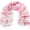 Pale Pink Silk Scarf