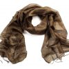 Olive Green Silk Scarf