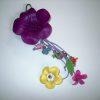 Purple Flower Handbag Charm