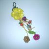 Yellow Pansy Handbag Charm