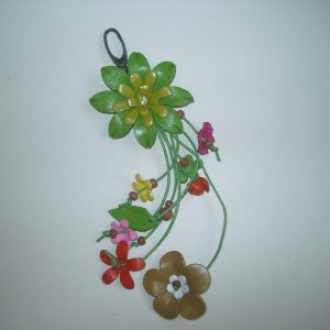 Green Daisy Handbag Charm