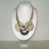 Wood and Rattan Necklace