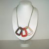 Wood and String Necklace