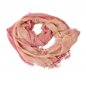 Pale Pink Cotton Scarf