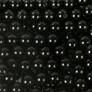 Agate - Black 8mm Loose