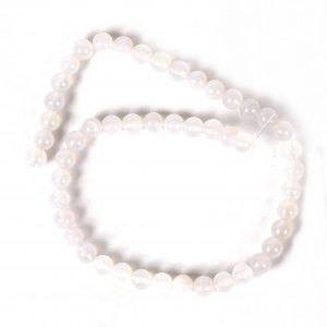 Agate - White 8mm String