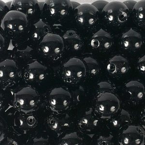 Agate - Black 12mm Loose