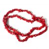 Coral Chip Bead String