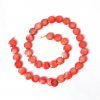 Shell Flat Beads Coral - 10mm String