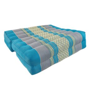 Double Fold Meditation Cushion - Blue (DM22)