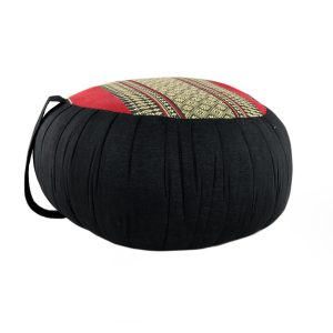 Zafu Cushion - Black/Red (DM08)