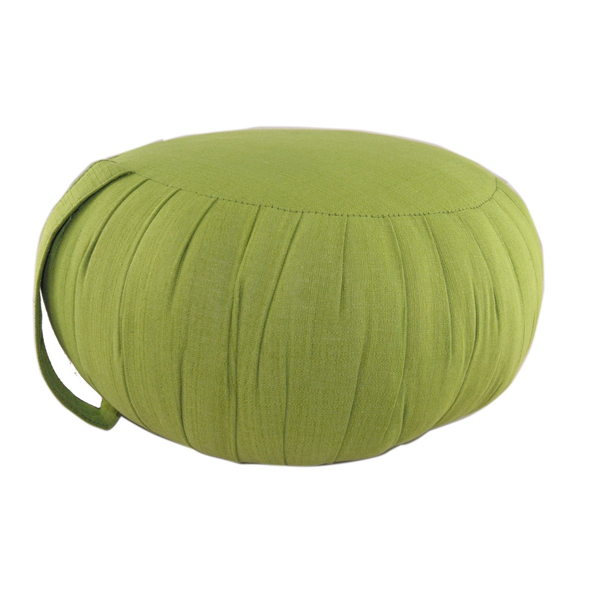 Zafu Cushion with Carrying Handle -Green