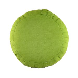Zafu Cushion with Carrying Handle - Green
