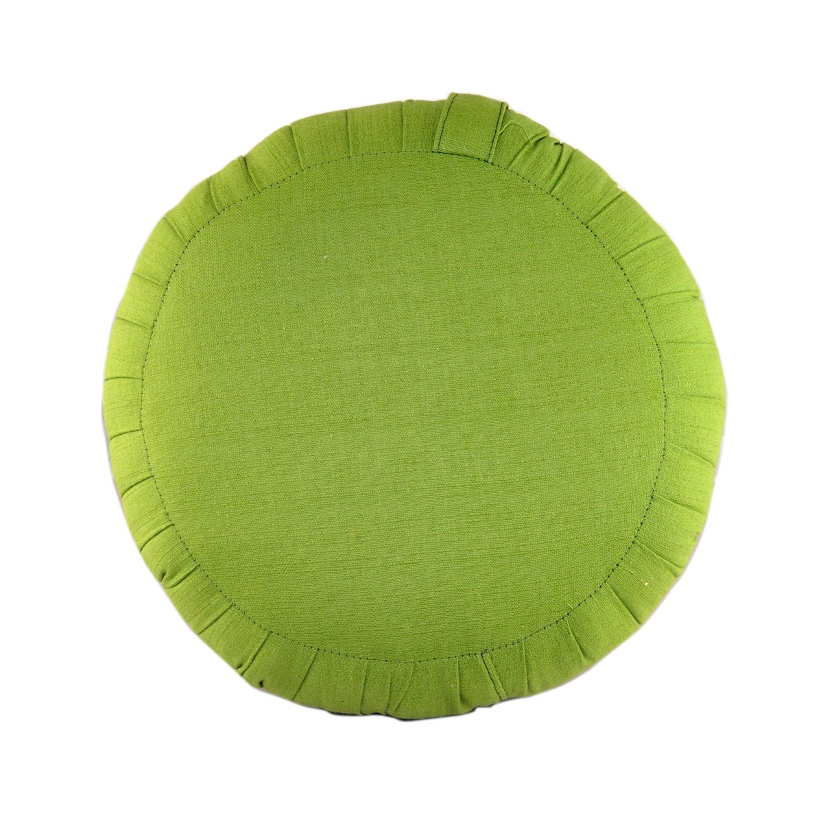 Zafu Cushion with Carrying Handle - Green