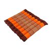 Small Meditation/Yoga Mat - Maroon/Orange DM25