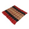 Small Meditation/Yoga Mat -Maroon/Black